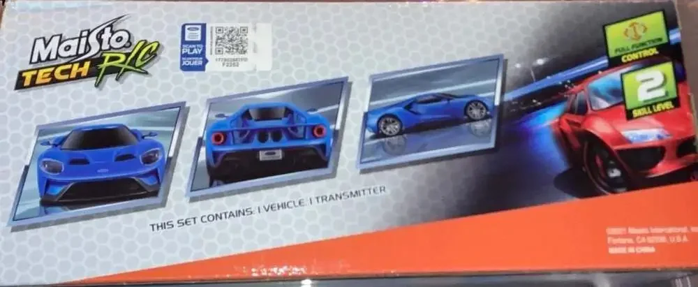 Maisto Tech R/C 1:24 Street Series Ford GT Remote‎ Control Car, Red